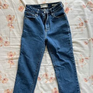 Pacsun dark wash mom jeans